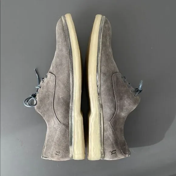 Untamed Street Gray Suede Men's Shoes 44 (US 10) Made in Italy Street Business - Picture 7 of 13